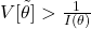 V[\tilde{\theta}] > \frac{1}{I(\theta)}